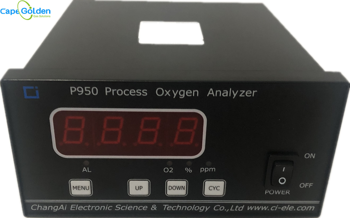 Máy phân tích độ tinh khiết khí oxy P950 Máy kiểm tra độ tinh khiết oxy 80% RH