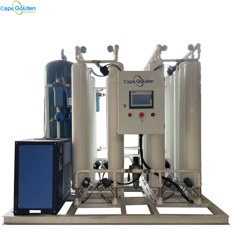 Nhà máy tạo oxy bệnh viện 90 ~ 99% PSA Nhà máy oxy 500 Lpm để nạp lại xi lanh đường ống O2